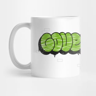 Go Vegan Graffiti Chick Mug